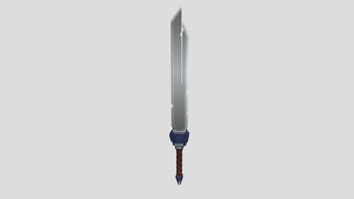 Low Poly Sword 3D Model
