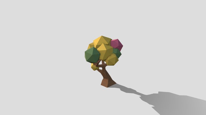 Low Poly Tree 3D Model