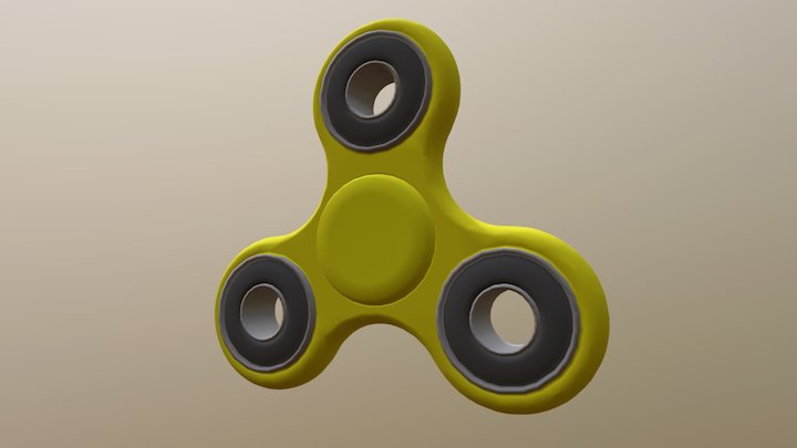 Fidget Spinner (Radical) 3D Model