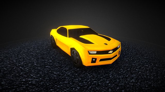 Camaro Bumblebee 3D Model