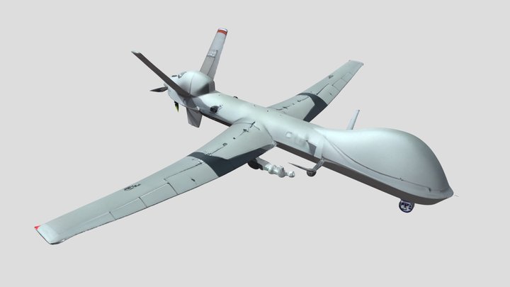 MQ-9 Reaper UAV Drone 3D Model