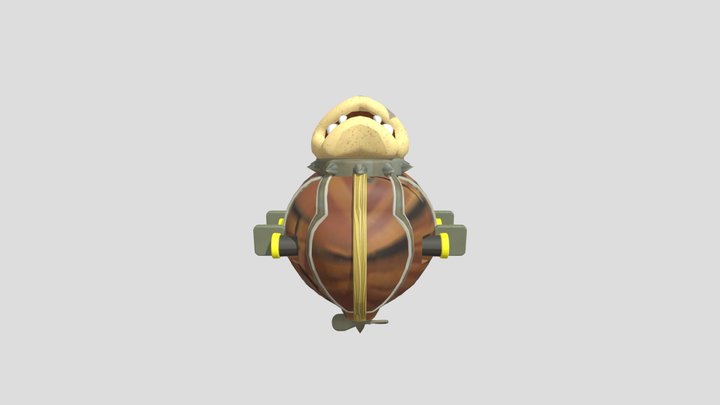 Wii U New Super Mario Bros U Morton Jrs Airship 3D Model