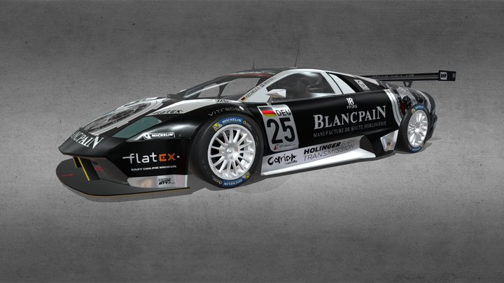 LAMBORGHINI MURCI LAGO R SV GT1 Download Free 3D model by All