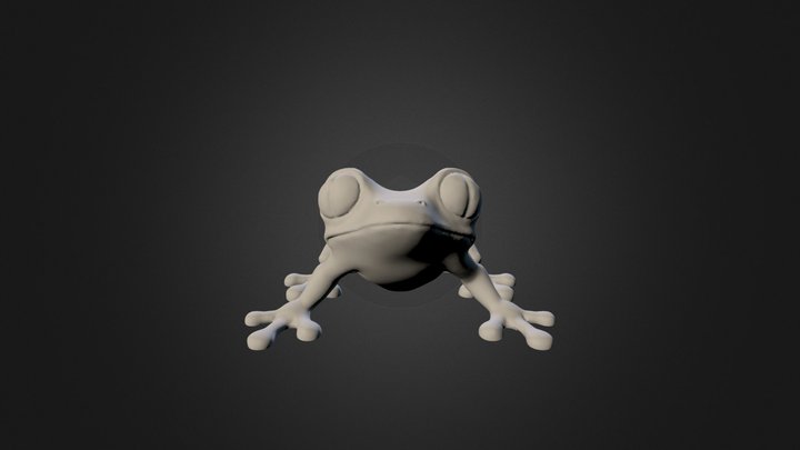 Treefrog 45 Cut 3D Model