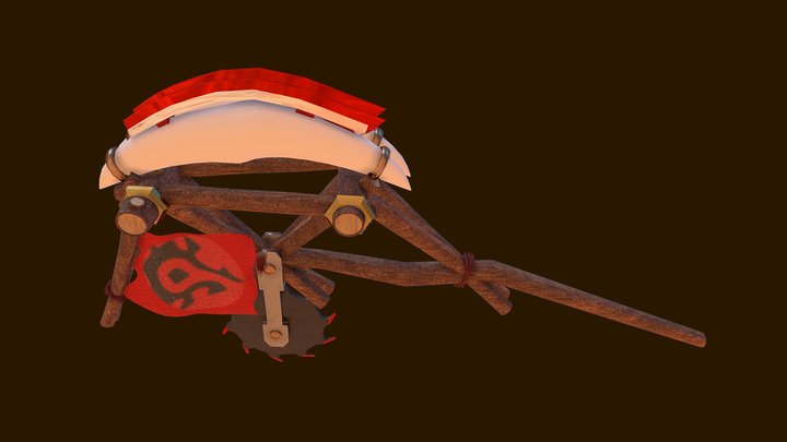 World Of Warcraft, Horde - Battle Axe 3D Model