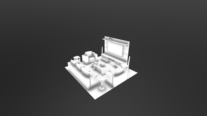 Living Room 3D Model