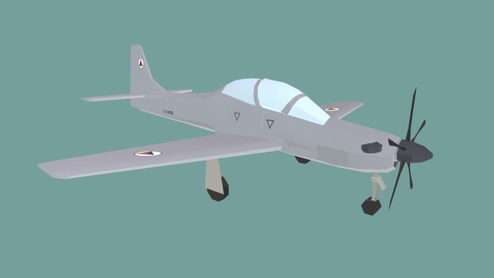 A-29 Super Tucano (Afghanistan) 3D Model