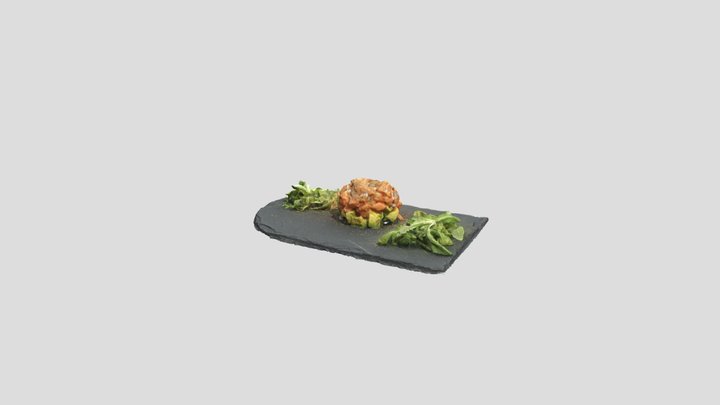 Salmon Tartar 3D Model
