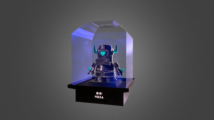 Mini Pekka Clash Royale 3D Model
