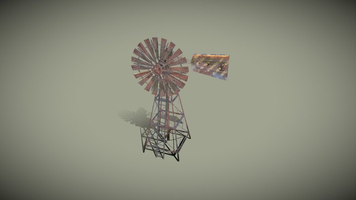 Rural Windmil 3D Model