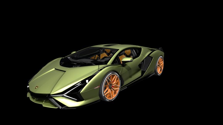 2020 Lamborghini Siàn FKP 37 – Modello 3D gratuito STL