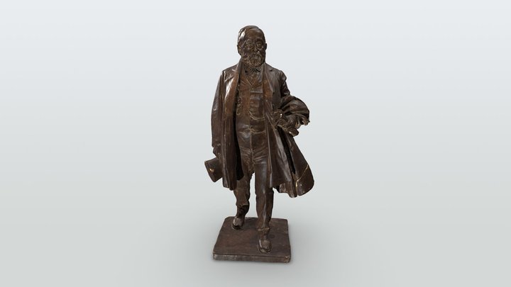 Plaster Statue of Benjamin Harrison