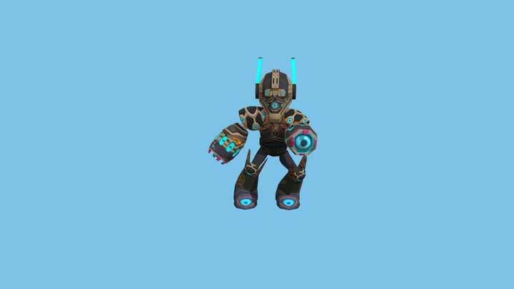 Guardian Inspired Robot 3D Model