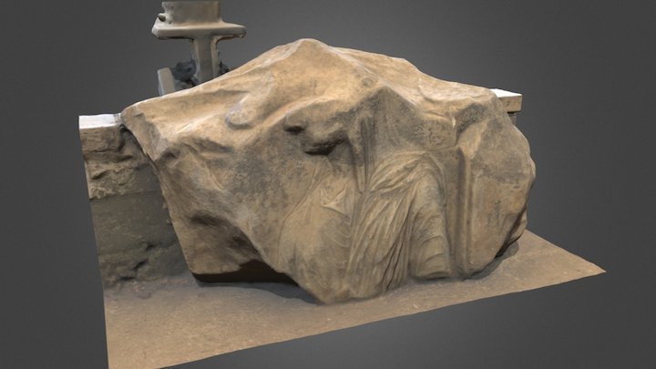 Grave relief 3D Model