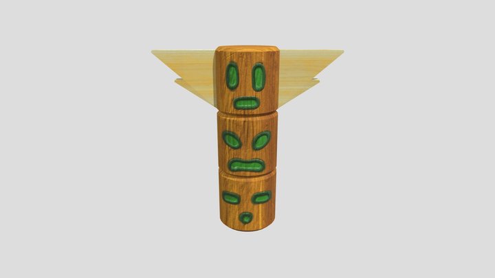 Sonic Totem 3D Model