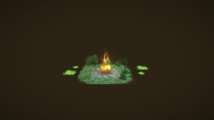 Ognisko 3D Model
