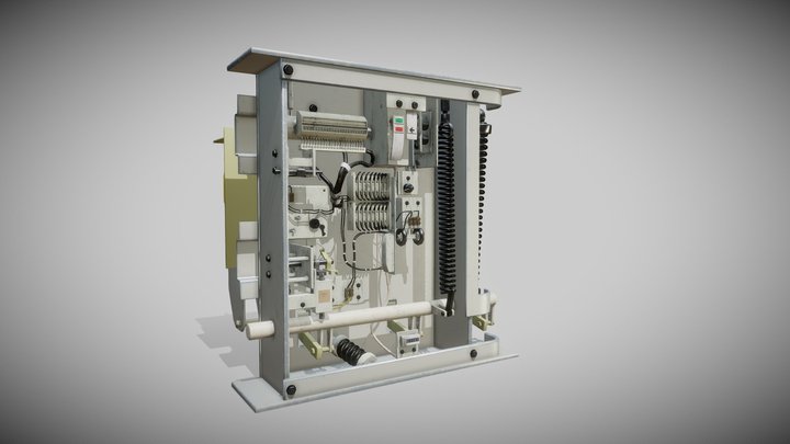Modüler Kesici Hücre 3D Model