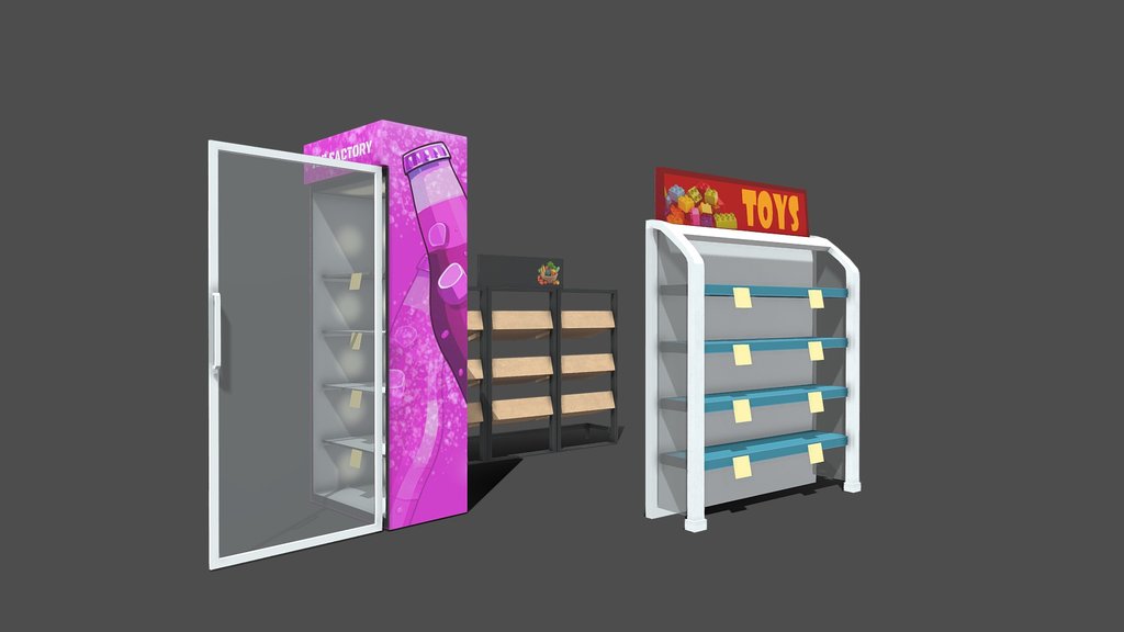 Fridge/Vegetable Reck and Multiple Recks
