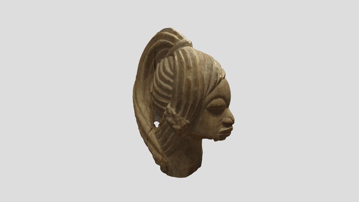 African Statue (Ivory Coast) Photogrammetry 3D Model
