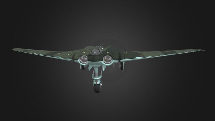 Horten Ho 229 V3 3D Model