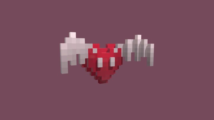 Valentine Wings [Back Cosmetic] 3D Model