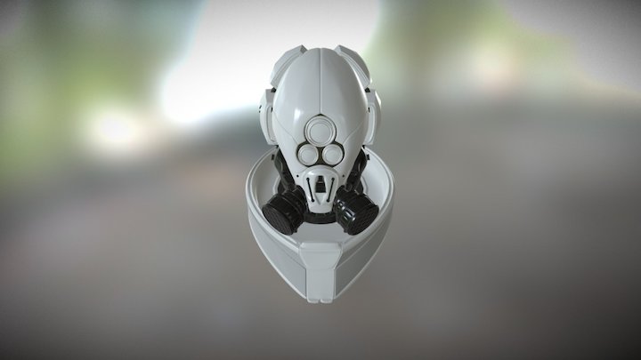 Helmet Concept Design 3D Model
