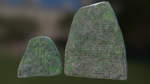 Rune Stones 3D Model