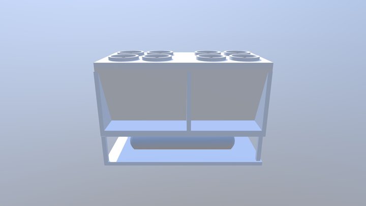 air cool chiller 3D Model