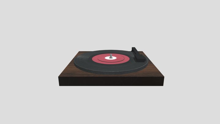 Turn Table(DJ) 3D Model