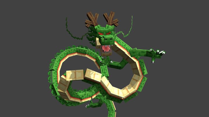 Shallot 3D Model dragon ball character on platform 3D model 3D printable