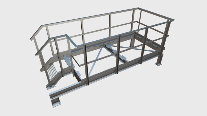Bayhead Refinery - Site 1 Platform 3D Model