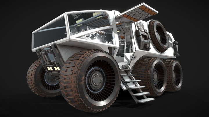 Mars car 3D Model