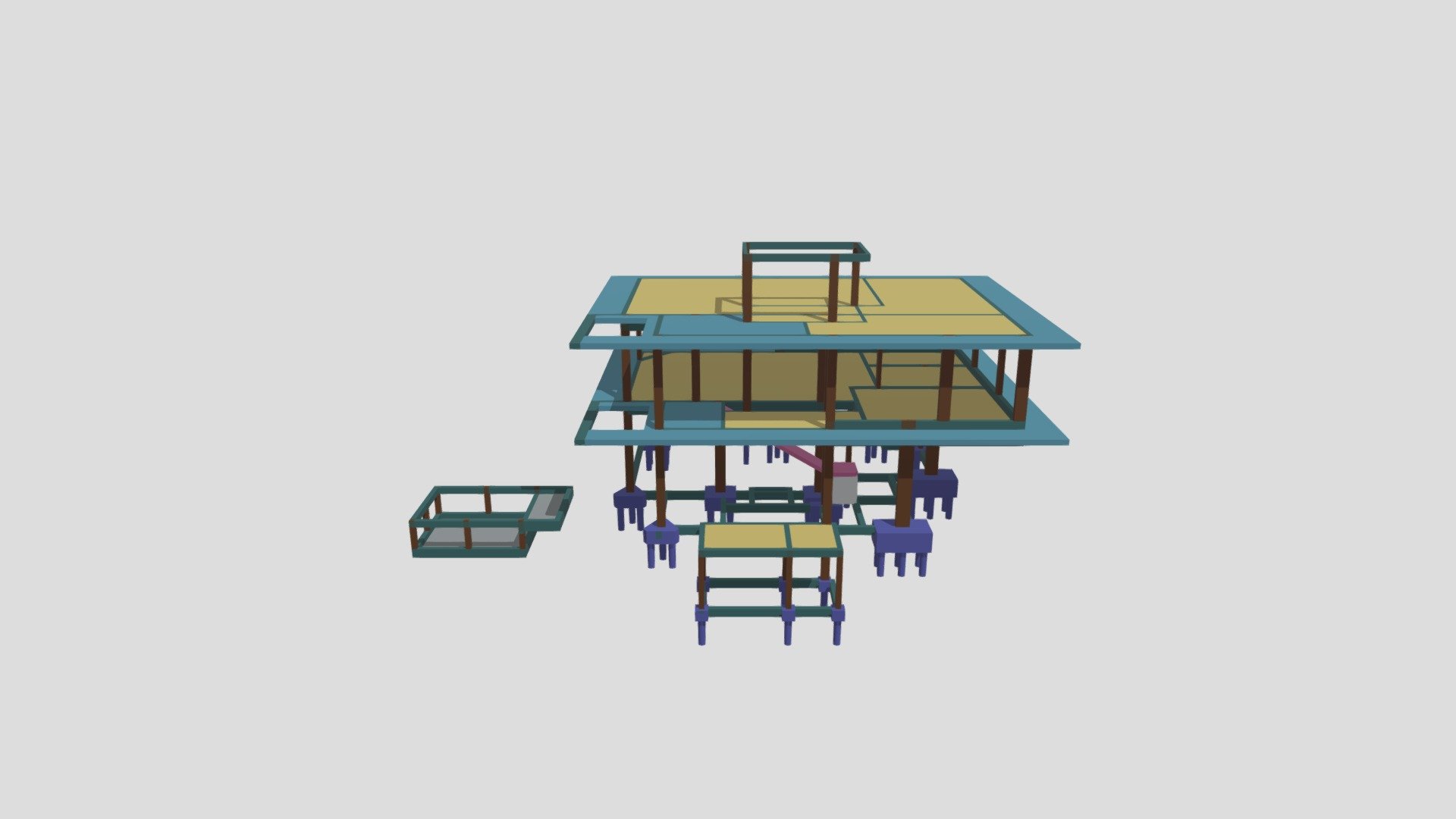 Modelo 3D Residência TR - Terras De Siena