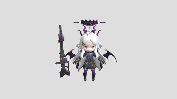 BlueArchive_Sorasaki Hina 3D Model