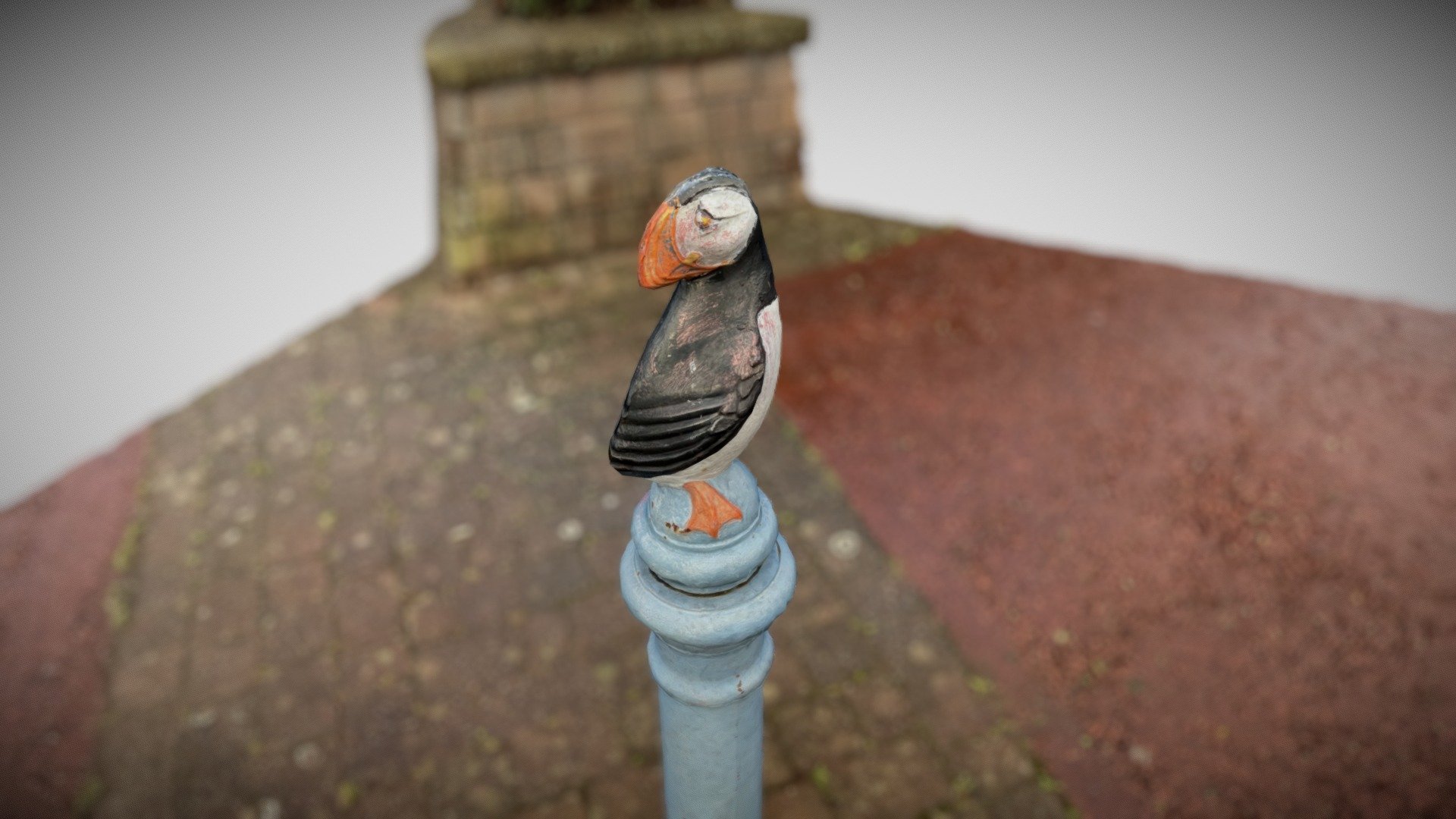 Puffin bollard at Morecambe