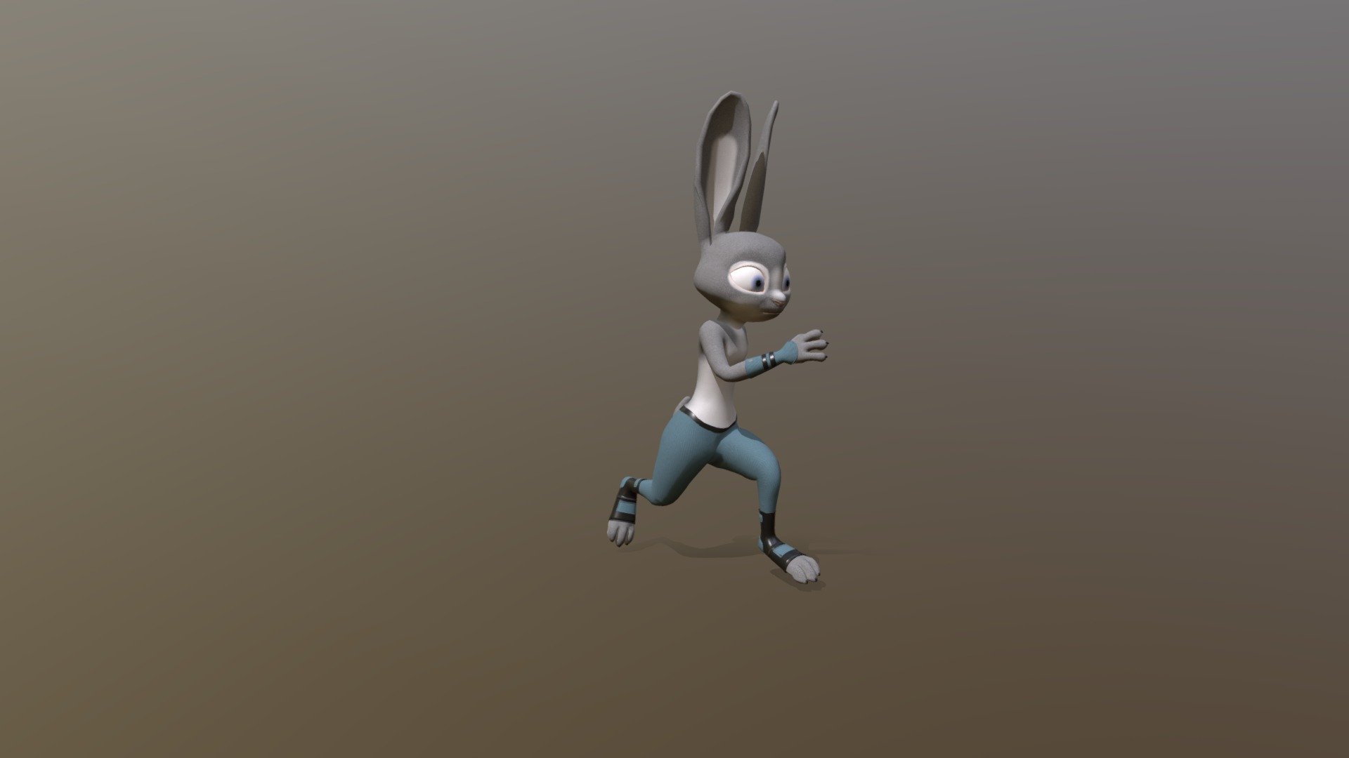 Rabbit Running - 3D model by Pixel Hearts (@pixelhearts) [89f662f ...