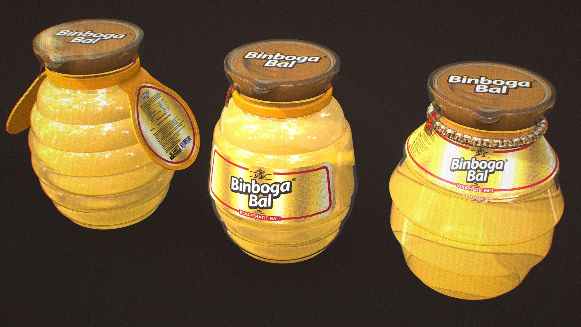 Honey Jar Design 3D model by kaganproject [89f6a48] Sketchfab