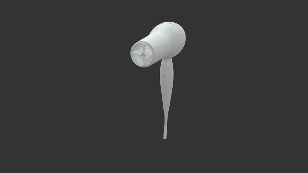 Blowdryer_High_Poly - 3D model by demihuman8 [89f71f4] - Sketchfab