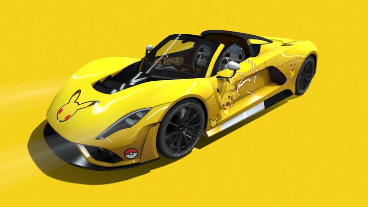Hennessey venom f5 Pikachu