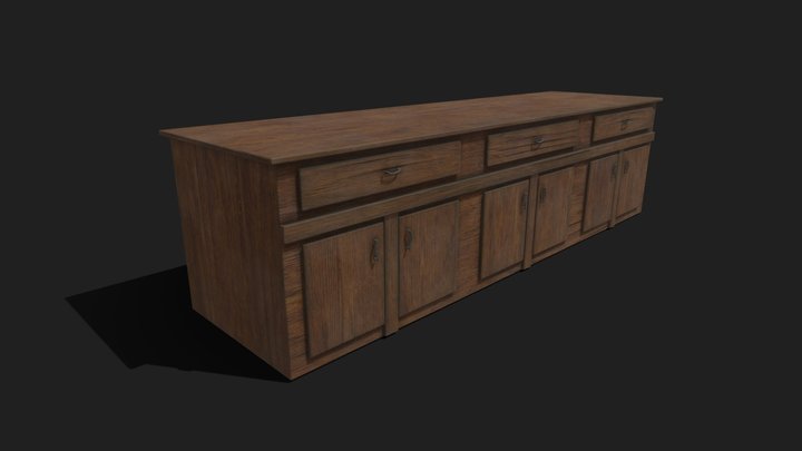 Kitchen Table 3D Model