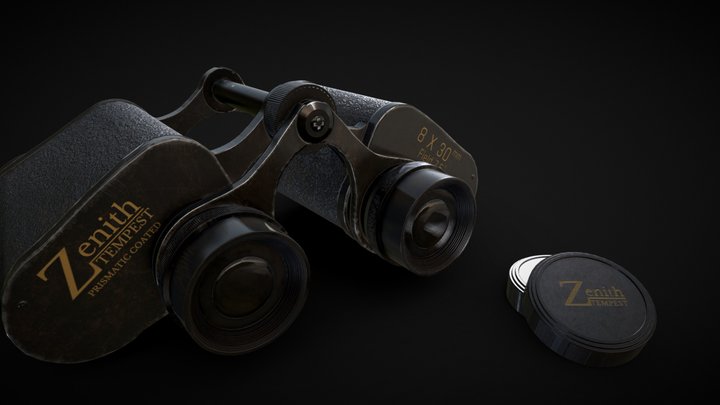 Binoculars - Zenith Tempest 3D Model