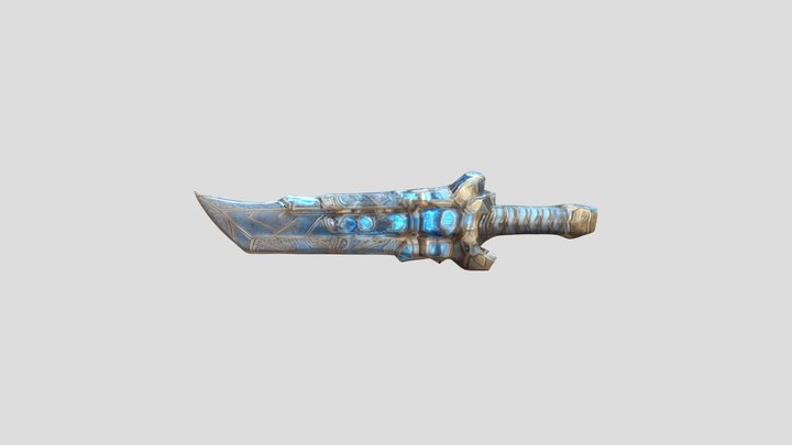 Warcraft sword 3D Model