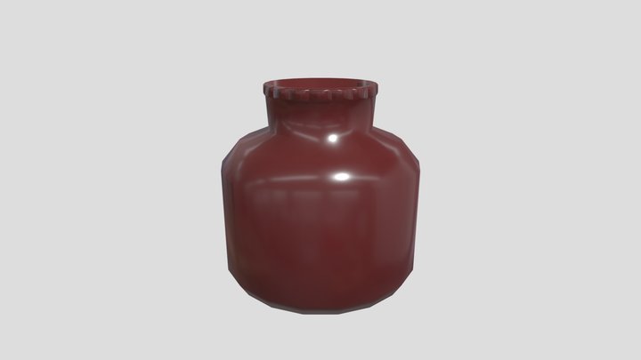 Ink Pot 3D Model