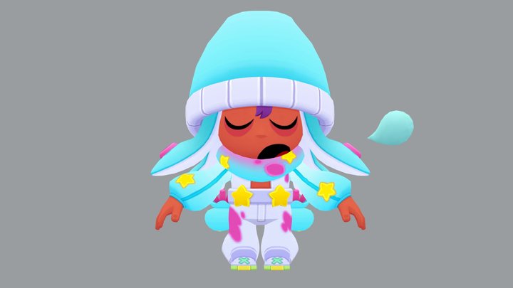 Jellyfish Sandy 3D Model