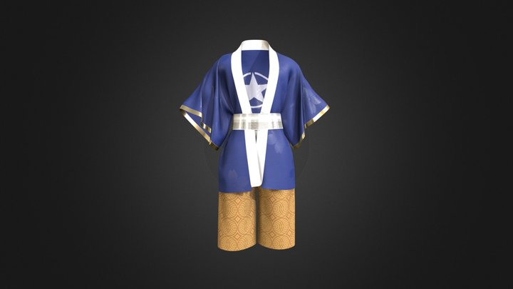 Samurai Cloth 3D Model