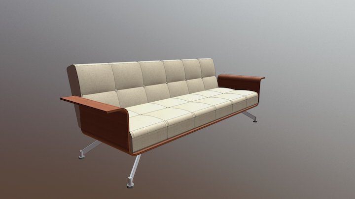 Terminal Sofa - Couch 3D Model