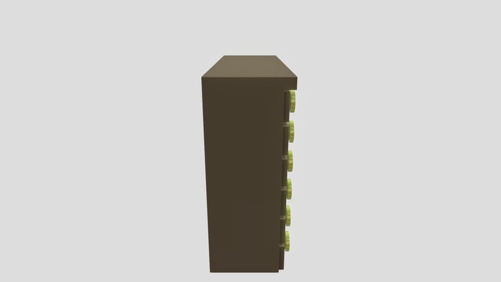 Dressoir (3rd college assignment) 3D Model