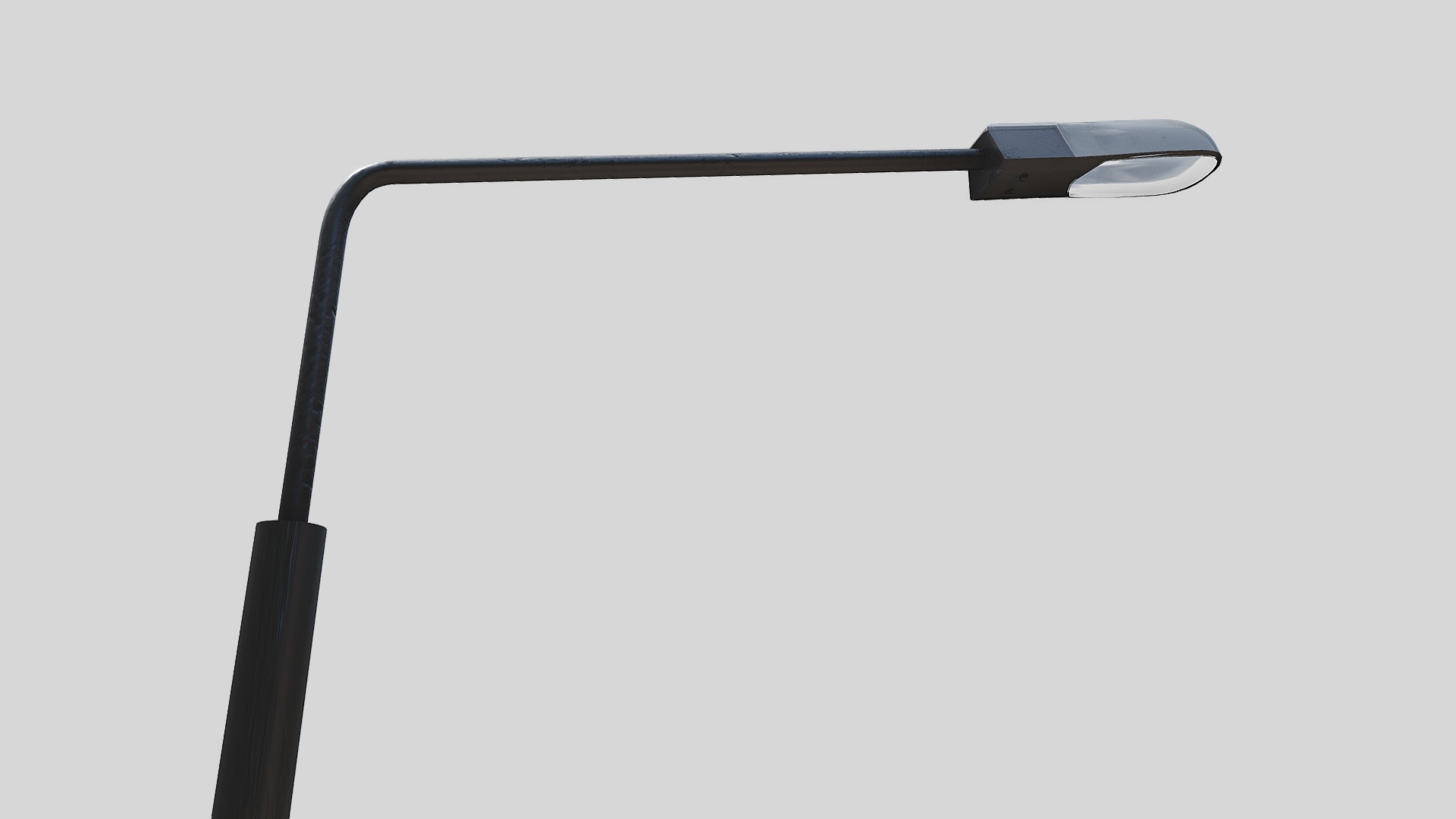 3D model Lamp Post 6 (street lights) - This is a 3D model of the Lamp Post 6 (street lights). The 3D model is about shape.
