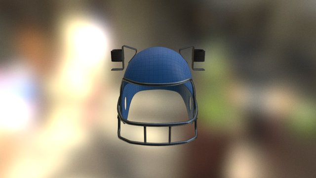Foot Ball Helmet 3D Model