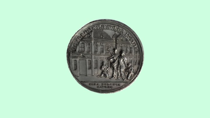Medal na porwanie króla Stanisława Augusta. 3D Model